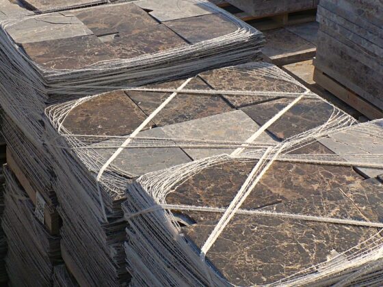 dark-emperador-marble-broken tiles-tunis
