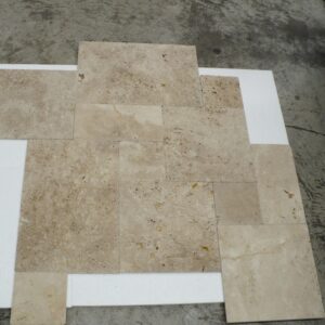 Travertine tiles