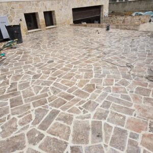brown-travertine-crazy-paving