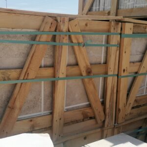 Travertine tiles light-Medium Opus Romano tumbled (2)