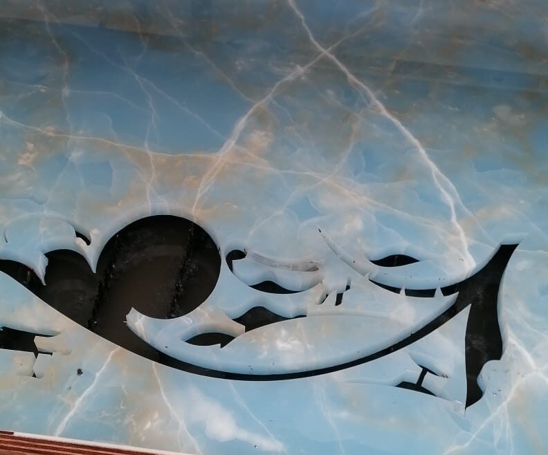 white-marble-waterjet-decorative-panel