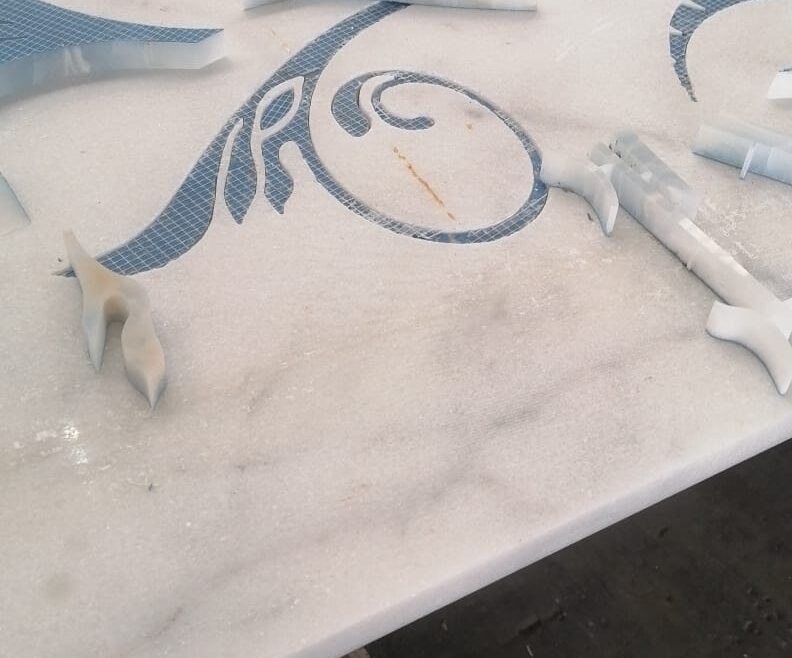 white-marble-waterjet-decorative-panel