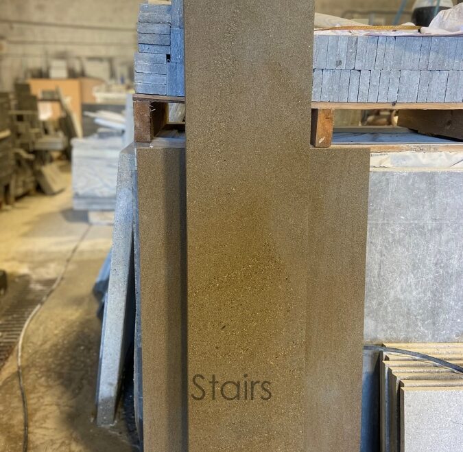marron-pirineo-sandstone-tiles-lemaire-store-palais-royal-paris
